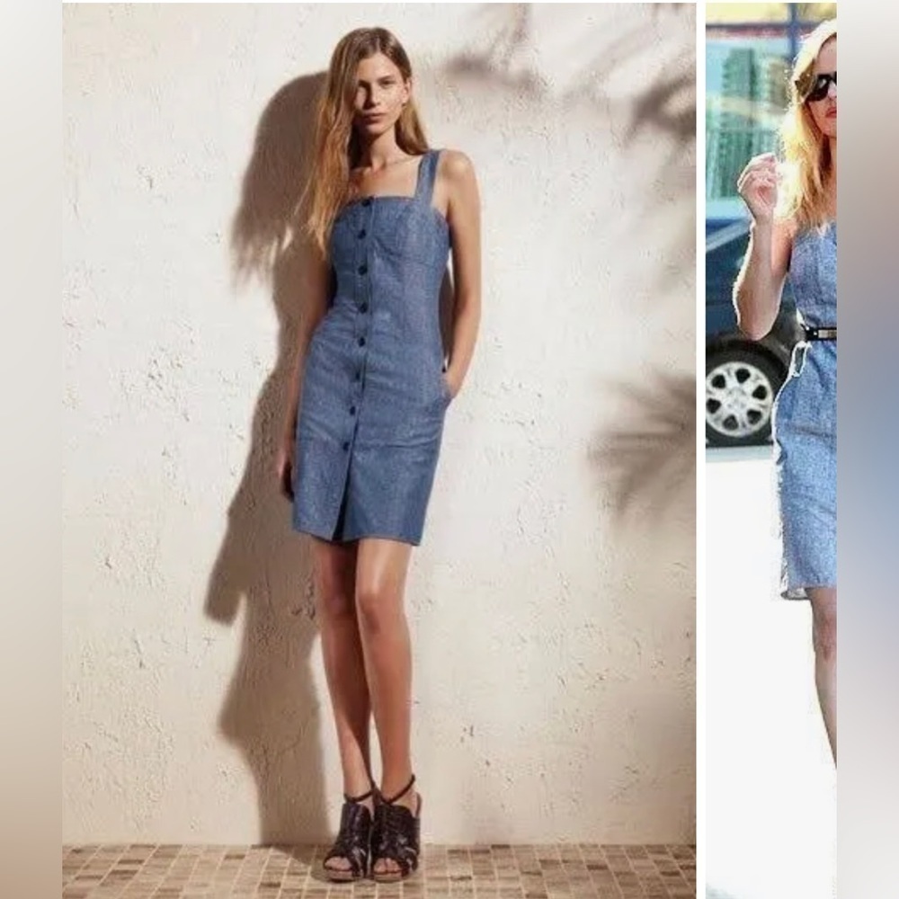 Derek Lam denim jumper dress
